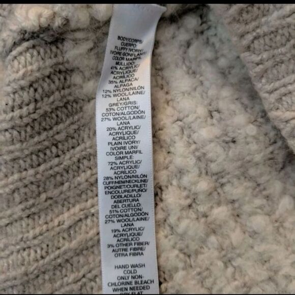 3/20 Ann Taylor Loft Open Weave Stripe Sweater XXS - Picture 4 of 4